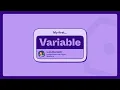 My First Variable An introduction