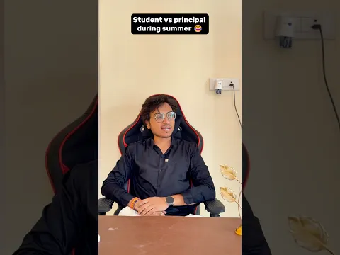 Students vs Principal in summer 🤣🤣 #youtubeshorts #comedy