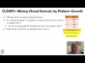 DATA MINING 4 Pattern Discovery in Data Mining 2 6 Mining Closed Patterns