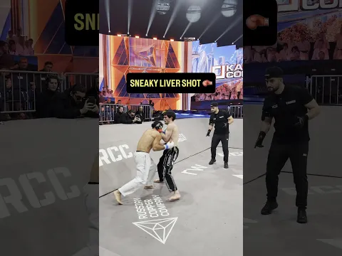 Sneaky Liver TKO 😵💫 Giorgi Malania | Karate Combat #Shorts