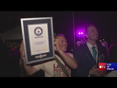 New Haven claims Guinness World Record for largest pizza party
