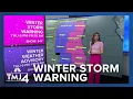 Winter Storm Warning takes effect Thursday evening