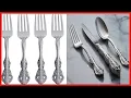 Oneida Michelangelo Fine Flatware Dinner Fork Set of 4 Stainless Steel Silverware Set