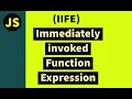 JavaScript IIFE Immediately invoked Function Expression IIFE