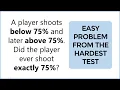 The hardest test had this easy question with a surprising answer