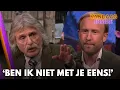 Johan Derksen en Raymond Mens in discussie over verbouwing Binnenhof: 'Ben ik niet met je eens!'