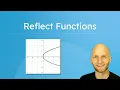 Reflect Functions - Graph Reflections Over the x-Axis or y-Axis