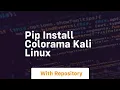 pip install colorama kali linux