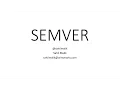 2 Learn Angular NPM SEMVER or Semantic Versioning