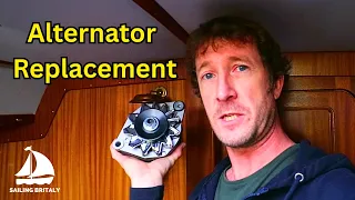 How To Replace a Marine Alternator | ⛵ Sailing Britaly ⛵