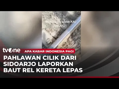 Bocah Sidoarjo Viral Usai Laporkan Baut Rel Kereta Api Lepas, Aksi Cepat Cegah Bahaya