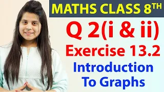 Q 2(i) & (ii) - Ex 13.2 - Introduction To Graphs - Maths Class 8th - Chapter 13, CBSE