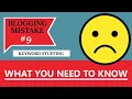Blogging Mistake - Keyword Stuffing
