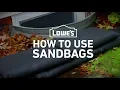 How To Use Sandbags to Prevent Flooding Severe Weather Guide