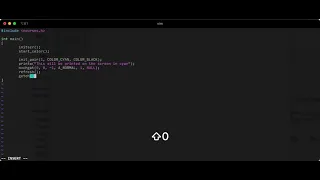 Colors in ncurses