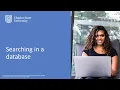 Searching in a database