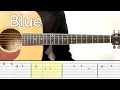 Download Lagu Yung Kai - Blue (Easy Guitar Tutorial Tabs)