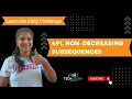 491 Non-decreasing Subsequences