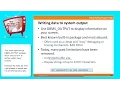IO7 Sending Text to Screen with DBMS - OUTPUT