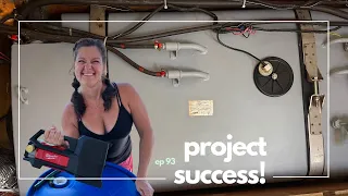 PROJECT SUCCESS//Polishing Fuel & Re-Installing Repaired Fuel Tank-Episode 93