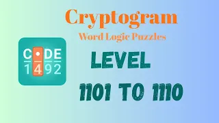 Cryptogram Level 1101 - 1110 Answer Cryptogram Puzzle Game Solutions Mini Boss