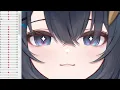 LIVE2D Cute Reactive Face Without Toggles