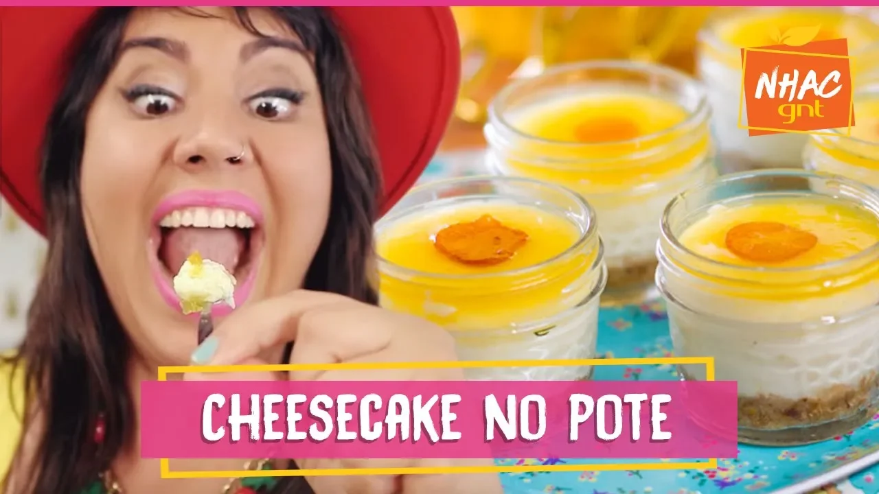 CHEESECAKE DE LARANJINHA KINKAN RAÍZA COSTA RAINHA DA COCADA