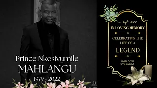 prince nkosivumile mahlangu funeral service special tribute by thenjiwe u0026 