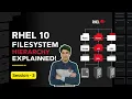 Session - 3 Master RHEL 10 Custom Mount Points SSH Access Linux Filesystem Hierarchy