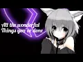 Lagu Break my heart Nightcore lyric video