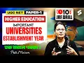 Download Lagu UGC NET Paper 1 | Universities Year Of Establishment | Higher Education UGC NET Paper 1 By Priti Mam MP3