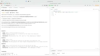 String Compression LeetCode 443 In-Place Array Manipulation in Swift