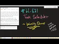 LeetCode 621 Task Scheduler Priority Queue