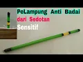 Membuat PeLampung Pancing Anti Badai dari Sedotan