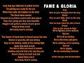AMBERIAN DAWN fame and gloria lyrics by maxwell