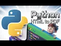 Python 3 PDFKit Example to Convert HTML CSS to PDF Document Using Wkhtmltopdf Library in Terminal