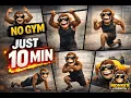 10 Minute Full Body Workout at Home 30s ON 10s OFF No Gym