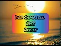 Don Campbell  _ Rise Lyrics mp4