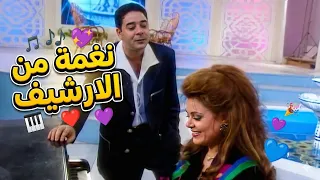 شوف  السلطنة  في صوت مدحت صالح وهو بيغني لمحمد عبد الوهاب     دندنها