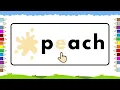 Peach Spelling Learn Spelling of Peach Color for Kids Peach Color Learning