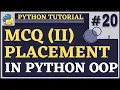Object Oriented Programming Multiple Choice Questions Python Tutorial for Beginners Python