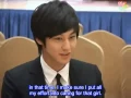 Eng Subbed Kim Bum - BOF Press Conference Interview 081222