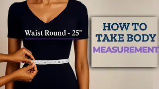 Learn How to take Body Measurements for Saree Blouse for Beginners