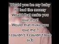 Download Lagu would you be my baby? (slowed+pitch)