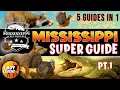 Mississippi SUPER GUIDE Pt 1 Alligators Grey Fox Raccoons Turkey Quail - Call of the Wild