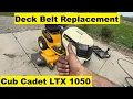 Deck Belt Replacement Cub Cadet LTX 1050 Riding Lawnmower