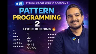 Pattern Programming Part 2 Advanced Logic with Nested Loops Python Programming Bootcamp