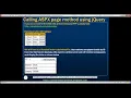Calling aspx page method using jquery