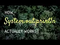 Java Basics How System out println actually works