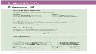 شرح إنجليزي أول ثانوي Mega Goal 1 What W Grammar What Will Be الوحدة الثالثة الفصل الدراسي ١ 